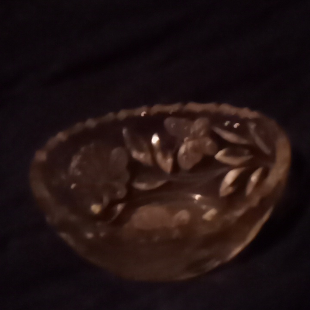 Crystal sugar bowl